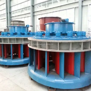 Rpm Vertical Adjustable Blade Axial Flow Hydro Water Hydraulic Turbine Kaplan Propeller Turbine With Movable Fixed Blades Thoma Turbine Electric Generator Unit for Axial Hydroelectric Hydro Power Generation Generator Plant thumbnail-3