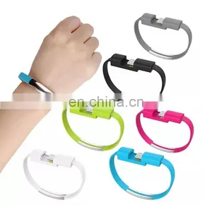 2020 New Design Data Cable Bracelets Wholesale Fast Charging Micro USB Data Cable Mobile Phone Charger Data Line Bracelet Cable thumbnail-4