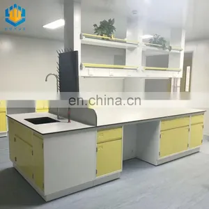 Manufacture Laboratory Work Bench Chemistry Physics Laboratory Table With Shelves thumbnail-7