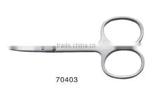 Stainless Steel Cuticle Manicure Scissors Long thumbnail-1