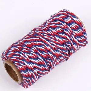 Factory Hot Sells Plied Cotton Ball/Mop Double Color Cotton Rope thumbnail-4