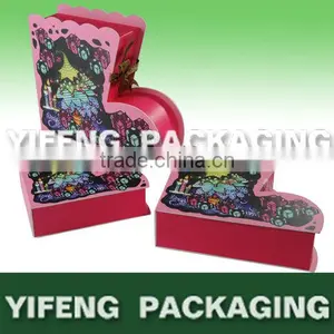 Lovely Custom Socks Shape Paper Toy Packaging thumbnail-1