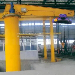 Electric Revolving 360 Degrees Column Swing Lever Jib Crane thumbnail-2