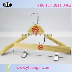2016 Best Selling Wooden Hanger and Pants Hanger With Special Hook thumbnail-1