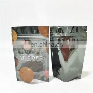 Heat Seal Foil Sachet Sample Packaging Oem Biodegradable Plastic Cosmetic Packaging/ Stand Up Pouch For Promotion thumbnail-1
