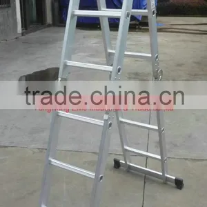 Multi-Purpose Ladder With Utility Shelf and Scaffold Plates thumbnail-4
