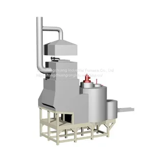 Tower Centralized Melting Furnace， Aluminum Ingot Melting Furnace， Continuous Heating Crucible Holding Furnace thumbnail-3