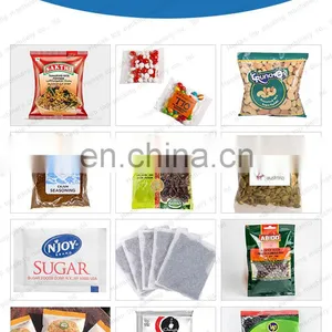 High Efficient 25g Back Seal Dog Food Fish Food Dried Fruit Automatic Granular Packing Machine thumbnail-5