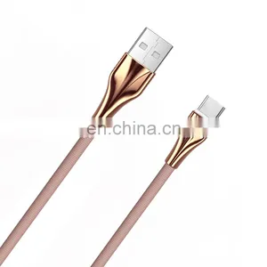 High Quality Zinc Alloy Denim USB Cord Cable Chargeing Usb Data Cable Lightening Cable For Iph/ Type C/Android thumbnail-2