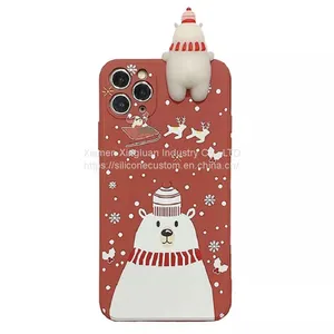 Wholesale 3D Christmas Toy Mobile Cover TPU Case For IPhone thumbnail-1