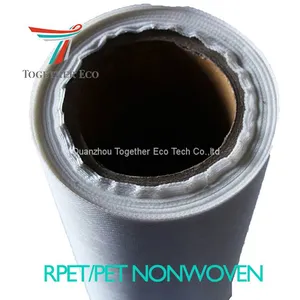 Heat-Resistant Pet Nonwoven Fabric 100 Polyester Spunbond Non Woven Fabric Rolls For Wall Paper thumbnail-1