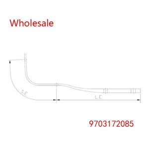 9703172085 Rear Axle Wheel Parabolic Spring Arm of Medium Duty Vehicle Wholesale For Mercedes Benz thumbnail-1