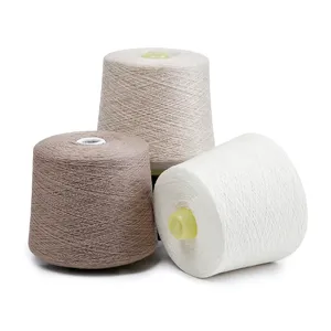 Factory Direct Sales of White 100% Combed Dense Cotton Ring Yarn for Knitting and Weaving thumbnail-3