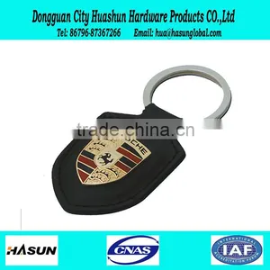 High Quality Plated Imitation Enaml Custom Plastic Car Flag Keychain thumbnail-2