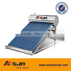 Buy Best Selling Stainless Steel 300L Portable Compact Solar Water Heater thumbnail-1