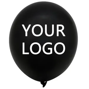 Promotional Personalized Custom Logo 10 12 Inch Printed Latex Balloons for Advertising thumbnail-1