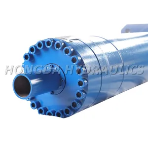 Up and Down Double-flange Hydraulic Cylinder, 10 Tons, 20 Tons Heavy-duty Hydraulic Jack, Hand and Electric Lifting Hydraulic Cylinder, Custom-made. thumbnail-5