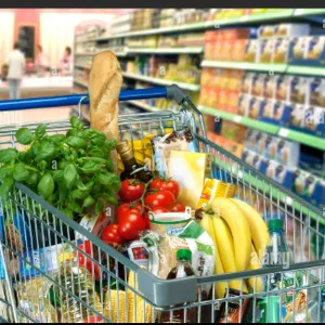 Supermarket Store Shopping Trolley thumbnail-3