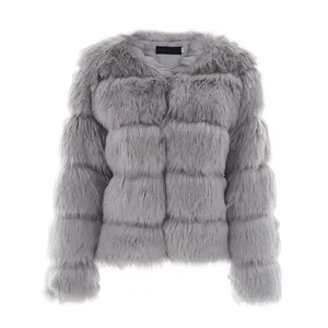 Fur Europe and America Hot Selling Fox Fur Coat Women's Short Long Sleeve Fur Fox Fur Coat thumbnail-1