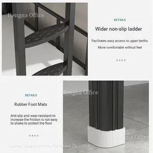 Bespoke Kids Beds HG-BB656 With Widen Stairs &300mm Raised Guardrail|Safety Metal Bunk Bed for Children's Bedroom-Custom Color&Size thumbnail-5