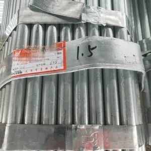 6 - Inch * 1.8 Hot - Dipped Galvanized Pipe, 25 * 1.5 Hot - Dipped Galvanized Greenhouse Pipe, Feilong Pipe Manufacturing, Niutou Brand Hot - Dipped Galvanized Pipe thumbnail-1