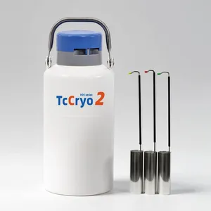 Italy YDS-2 Liquid Nitrogen Semen Tank TcCryo Semen Container Price thumbnail-1