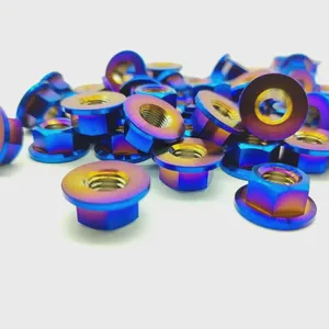 DIN 6923 Hex Serrated Flange Nuts With Pad Lock Nut Hexagonal Flange Nut thumbnail-2