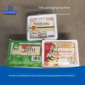 Fully Automatic Boxed Tofu Machine, Small in Size and Flexible to Use, Automatic Box Sealing and Coding Equipment for Soy Products thumbnail-2