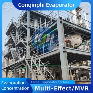 Forced-circulation MVR Evaporator for Pharmaceutical Wastewater Treatment, 304 Stainless Steel, PLC Control thumbnail-5