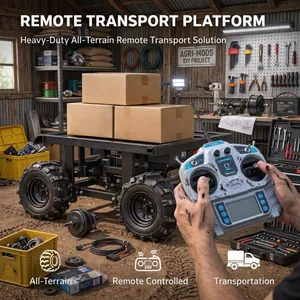 Wireless Remote Control Utility Vehicle Customizable Transport Platform for Farm Equipment thumbnail-1