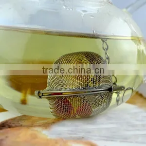 2016 New FDA Approved 304 Stainless Steel Mesh Tea Ball Infuser Bulk Tea Infuser S/M/L thumbnail-6