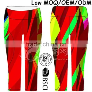 Custom Fitness Yoga Pants Capris Women Wholesale Yoga Pants thumbnail-1