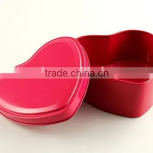 Heart Shaped Metal Tin Can for Wedding Candy Packing thumbnail-2