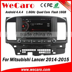 Wecaro 8" Android 4.4.4 Car Dvd Player Touch Screen for Mitsubishi Lancer Multimedia Android 1.6 Ghz A9 Cpu 2014 2015 thumbnail-1