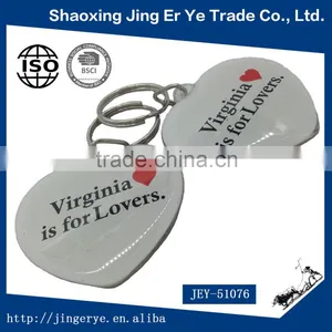 Heart Shaped Customized Acrylic Keychain thumbnail-2
