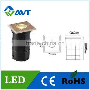 Square/round 1W LED Underground Light Square IP67 Dimension 58*95 Led Ground Light Led Step Light thumbnail-1