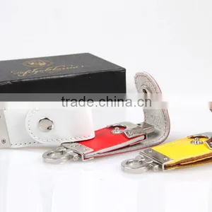 Leather Usb Thumbdrive Flash Memory 2 gb thumbnail-1