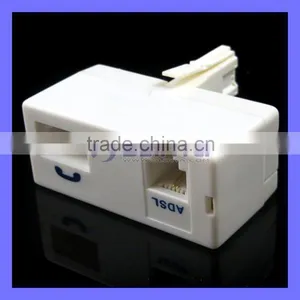 ADSL Micro Filter for Use With UK BT/TalkTalk/PlusNet Broadband ADSL Router thumbnail-1
