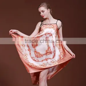 Plus Size Women's Sleepwear Nightgown Silk Blend Nightdress thumbnail-6