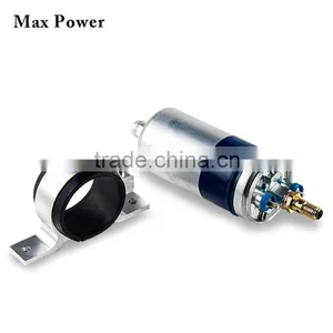 Univesal Install Out Side High Flow Fuel Pump Silver Suit for Racing Cars. thumbnail-1