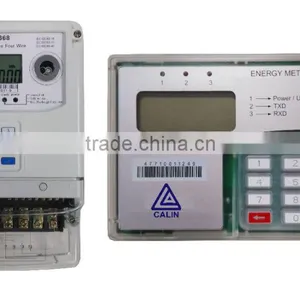 Three Phase STS Split Keypad Prepaid Energy Meter(wireless RF Communication) thumbnail-1