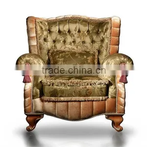 Royal Style Sofa Set Gold Embroidery Sofa Antique Sofa A55160 thumbnail-3