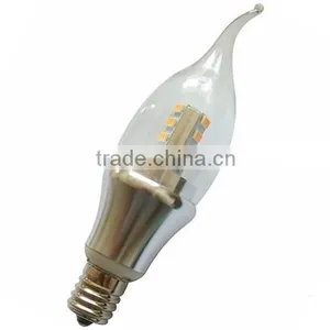 Hot Sale Clear Glass Cover Candle Light Led 5w, E14 E17 Led Bulb thumbnail-4