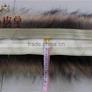 2016Good Quality Fur Strip/Raccoon Dog Fur Trimming/Jacket Fur Collar thumbnail-4