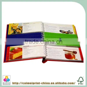 Overseas Recipe Book, Cheap Hardcover Cook Book Printing thumbnail-1