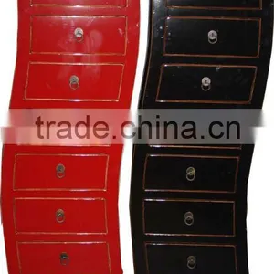 Chinese Antique Nine Drawer Filing Cabinet thumbnail-1