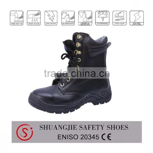 Steel Toe Cap PU Injected Safety Boots China Made Safety Shoes 8083 thumbnail-1