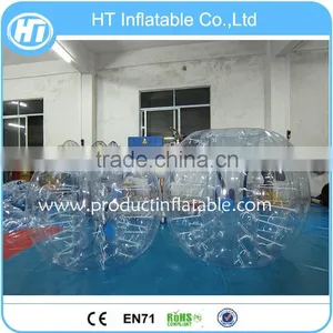 Dia 1.5m Bubble Soccer Ball in Garden,Inflatable Body Zorb,Zorbing Bumper Ball thumbnail-3
