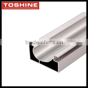 6063 T5 Clear Anodized Wardrobe Door Aluminum Profile thumbnail-5