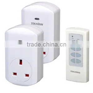 TW68E, 1v1, 1v2, 1v3, 1v4, Wireless Remote Control Socket (UK, Plug-in) thumbnail-1